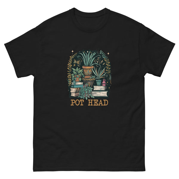 Retro Pot Head 5 Plant Lover - unisex classic tee