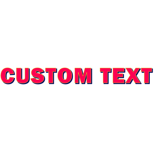 Street Wear Text Style | Create Your Own - Custom text shirts, totes, bags and accessories