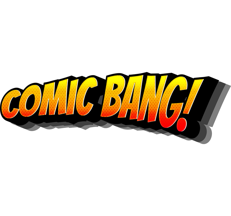 Comic Bang Text Style | Create Your Own - Custom text shirts | Custom text totes, bags and accessories