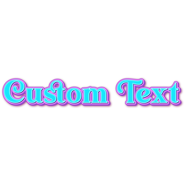 Neon Pastel Text Style | Create Your Own - Custom text shirts, totes, bags and accessories