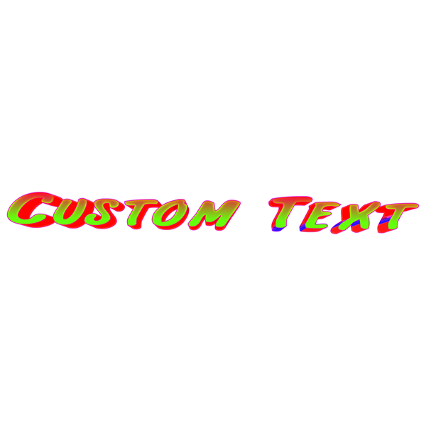 Trippy Text Style | Create Your Own - Custom text shirts, totes, bags and accessories