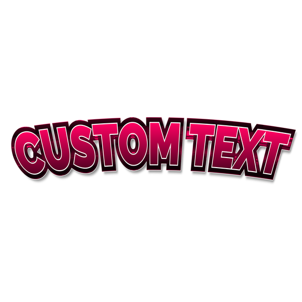 Red Night Text Style | Create Your Own - Custom text shirts, totes, bags and accessories