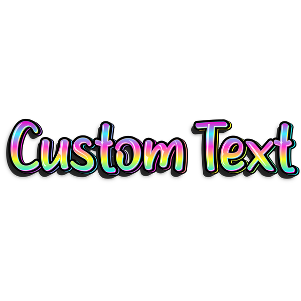 Cotton Candy Text Style | Create Your Own - Custom text shirts, totes, bags and accessories