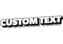 Simple Text Style | Create Your Own - Custom text shirts | Custom text totes, bags and accessories