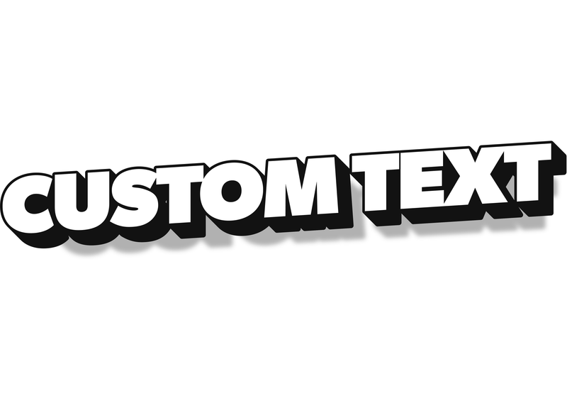 Simple Text Style | Create Your Own - Custom text shirts | Custom text totes, bags and accessories