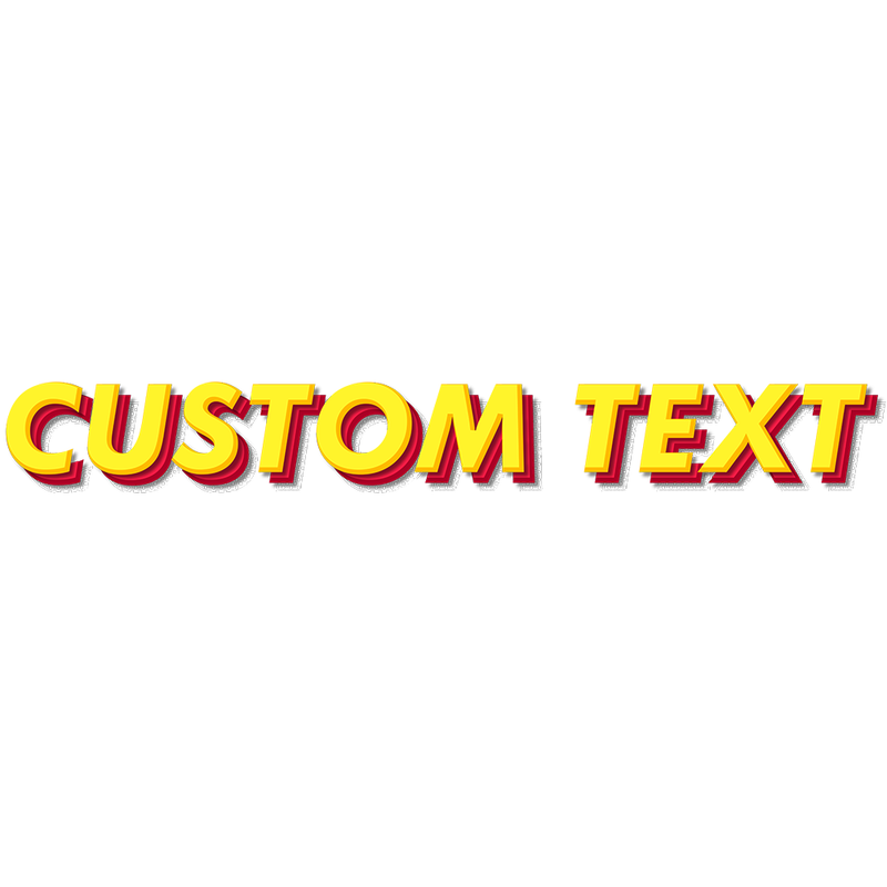 Cool Pop Text Style | Create Your Own - Custom text shirts, totes, bags and accessories