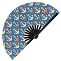 Cute Anchor Pattern Bamboo Hand Fan