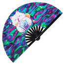 Cute Cat Boba Tea Kawaii - Bamboo Hand Fan