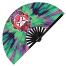 Cute Devil Cartoon Chibi Bamboo Hand Fan