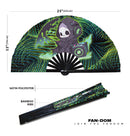 Cute Dj Grim Reaper Bamboo Hand Fan