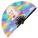 Dog Cute Shiba Boba Tea Kawaii Bamboo Hand Fan