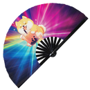 Dog Cute Shiba Boba Tea Kawaii Bamboo Hand Fan