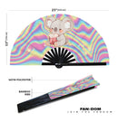 Cute Koala Boba Tea Kawaii Bamboo Hand Fan