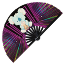 Cute Koala Boba Tea Kawaii Bamboo Hand Fan
