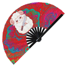 Cute Funny Sheep Holding Knife Bamboo Hand Fan