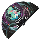 Cute T-rex Dinosaur Boba Tea Kawaii Bamboo Hand Fan