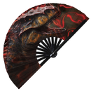 Dinosaur T-Rex Bamboo Hand Fan