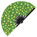 Cute Frog Pattern Bamboo Hand Fan