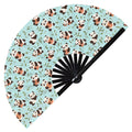 Cute Panda Pattern Bamboo Hand Fan