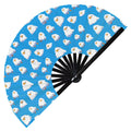 Cute Eagle Pattern Bamboo Hand Fan