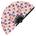 Cute Devil Pattern Bamboo Hand Fan