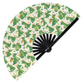 Cute Dragon Pattern Bamboo Hand Fan