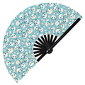 Cute Panda Pattern Bamboo Hand Fan