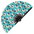 Cute Eagle Pattern Bamboo Hand Fan