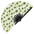 Cute Palm Trees Pattern Bamboo Hand Fan