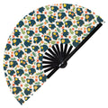 Cute Gorilla Pattern Bamboo Hand Fan