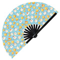 Cute Chicken Pattern Bamboo Hand Fan