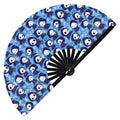 Cute Grim Reaper Pattern Halloween Bamboo Hand Fan