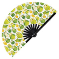 Cute Owl Pattern Bamboo Hand Fan