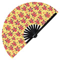 Cute Devil Pattern Bamboo Hand Fan