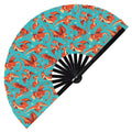 Cute Dragon Pattern Bamboo Hand Fan