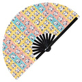 Cute Panda Pattern Bamboo Hand Fan