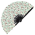 Cute Panda Pattern Bamboo Hand Fan