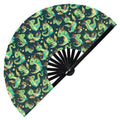 Cute Dragon Pattern Bamboo Hand Fan