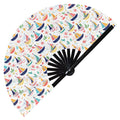 Cute Boat Pattern Bamboo Hand Fan