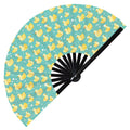 Cute Duck Pattern Bamboo Hand Fan