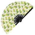 Cute Dragon Pattern Bamboo Hand Fan