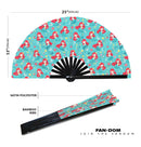 Cute Mermaid Pattern Bamboo Hand Fan