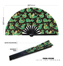 Cute Dragon Pattern Bamboo Hand Fan