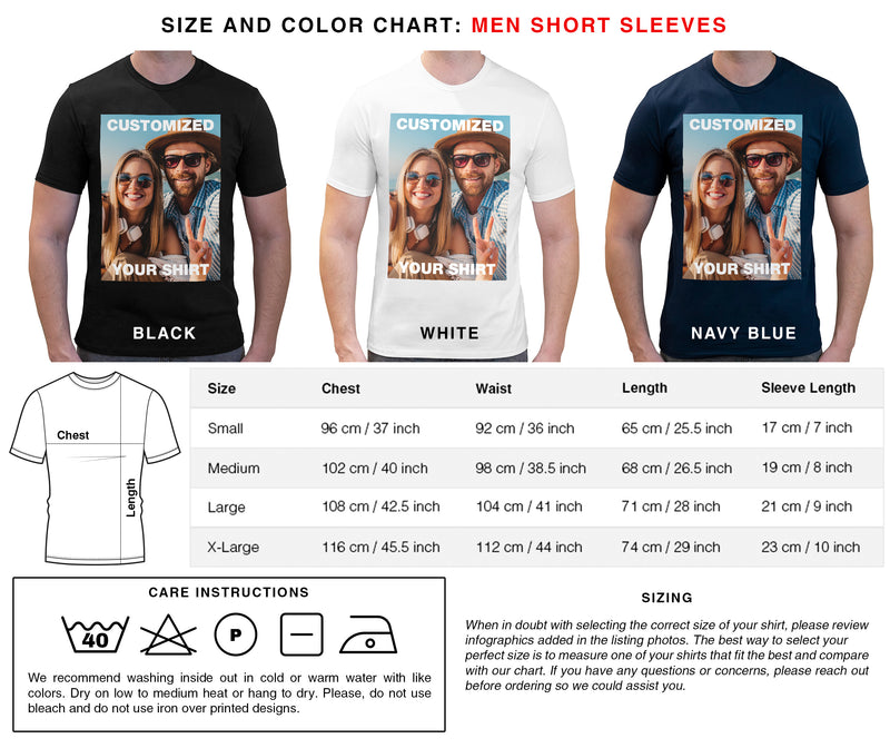 Custom Image Unisex Shirt | Short Sleeves | Long Sleeves For Men and Women