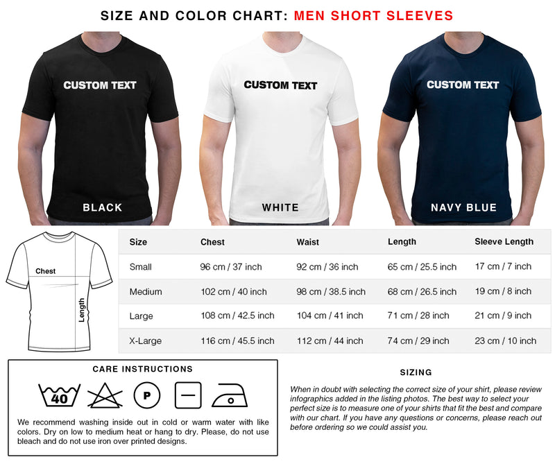 Custom Text Super Soft Unisex Shirt | Short Sleeves | Long Sleeves For Men and Women