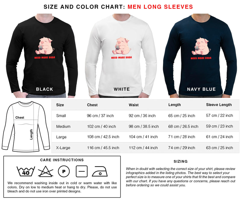 Need More Boba - Cute Pig Boba Tea | Editable Text - Custom text shirts, totes and bags