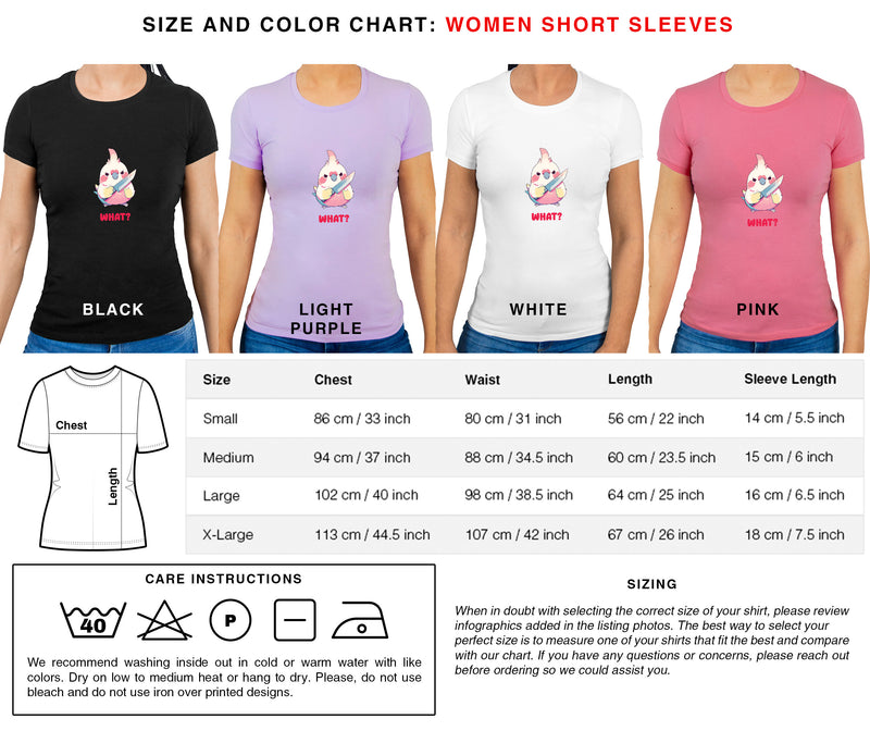 What? - Cute Parrot Knife | Editable Text - Custom text shirts, totes and bags