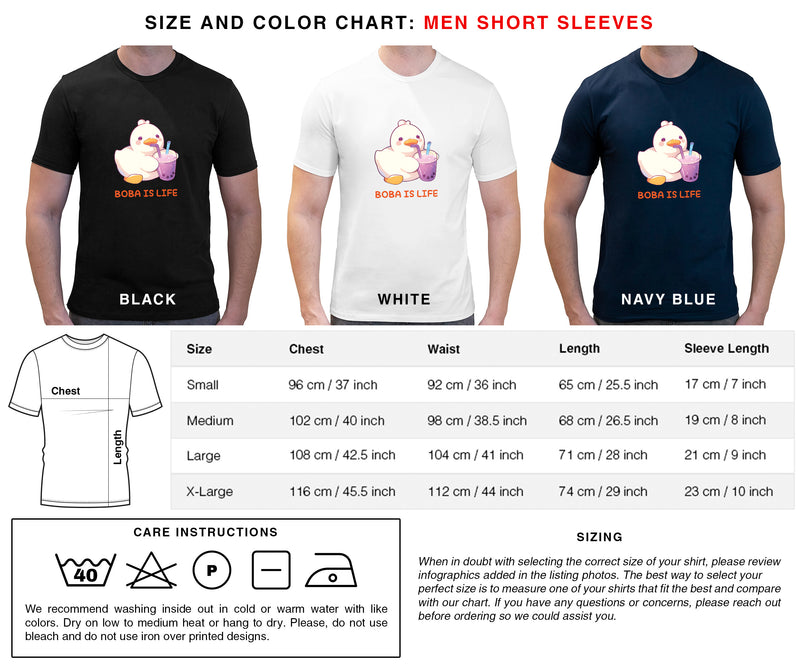 Boba Is Life - Cute Duck Boba | Editable Text - Custom text shirts, totes and bags