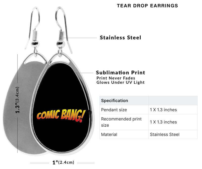 Comic Bang Text Style | Create Your Own - Custom text shirts | Custom text totes, bags and accessories