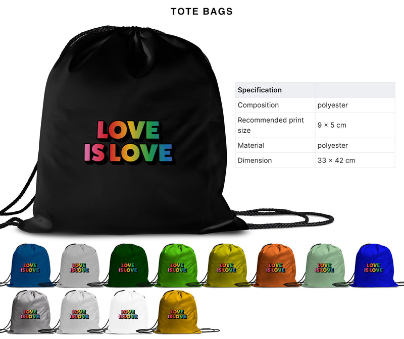 Love is Love Text Style | Create Your Own - Custom text shirts, totes, bags and accessories